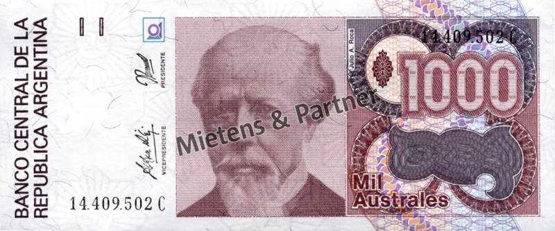 Argentina (Republic) 1.000 Australes (04853)