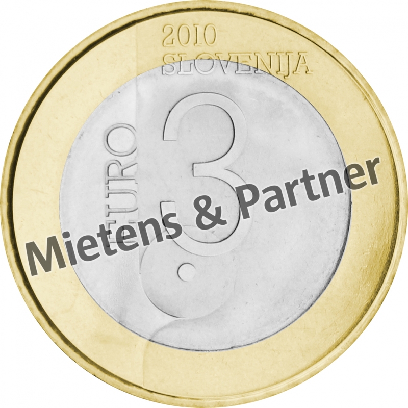 Slovenia (Parliamentary Republic) 3 Euro (09764)
