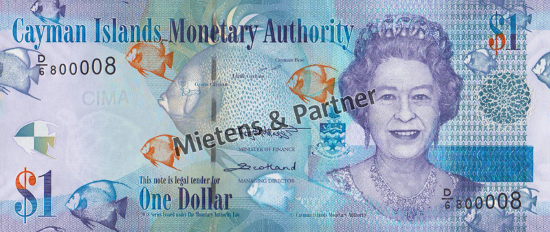 Cayman Islands (British Overseas Territory) 1 Dollar (58116)
