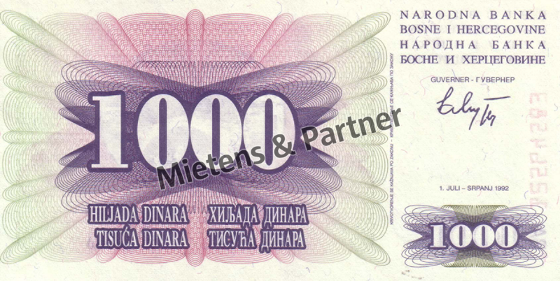 Bosnia and Herzegovina (Federal Republic) 1.000 Dinara (03068)