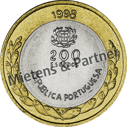 Portugal (Republic) 200 Escudos (07282)