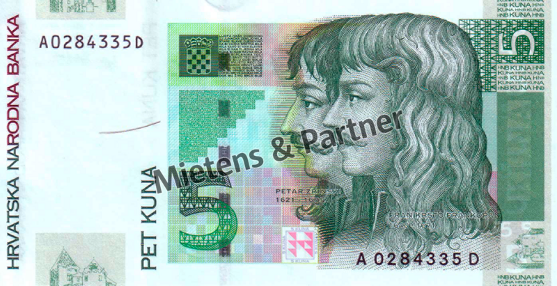Croatia (Parliamentary Republic) 5 Kuna (03056)