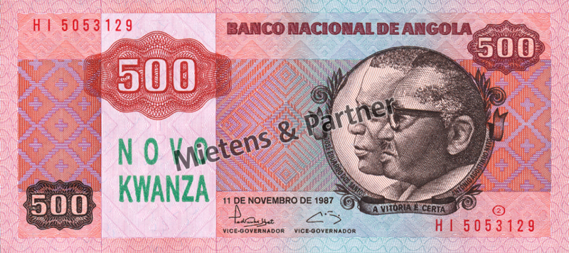 Angola (People's Republic) 500 Novo Kwanza (03546)