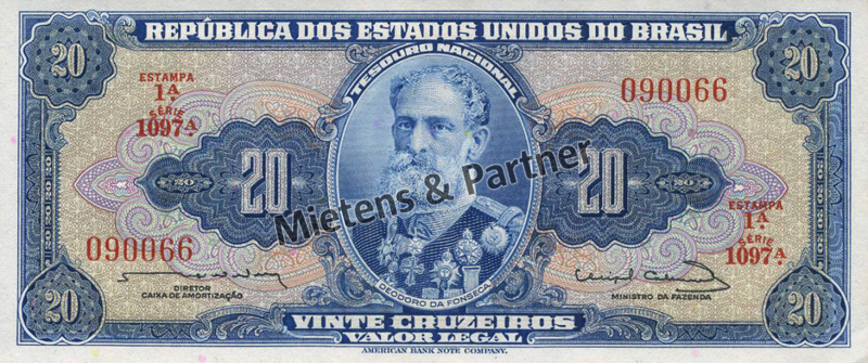 Brazil (Federal Republic) 20 Cruzeiros (58932)