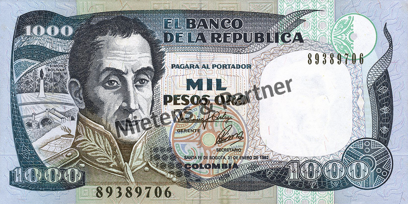 Colombia (Republic) 1.000 Pesos Oro (04561)