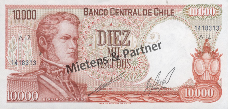 Chile (Republic) 10.000 Escudos (50450)