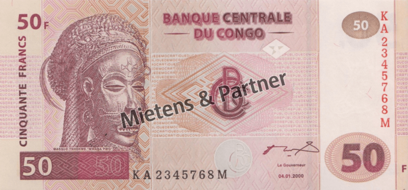 Congo (Democratic Republic) 50 Francs (03431)