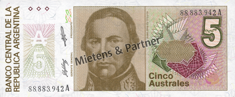 Argentina (Republic) 5 Australes (04830)