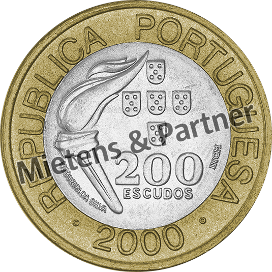 Portugal (Republic) 200 Escudos (07391)
