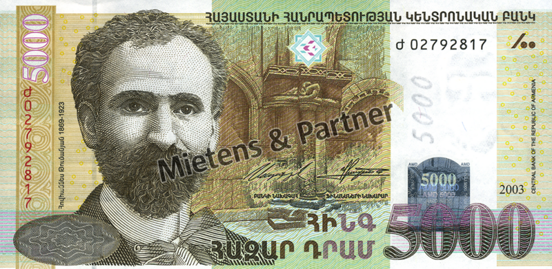 Armenia (Republic) 5.000 Dram (02811)
