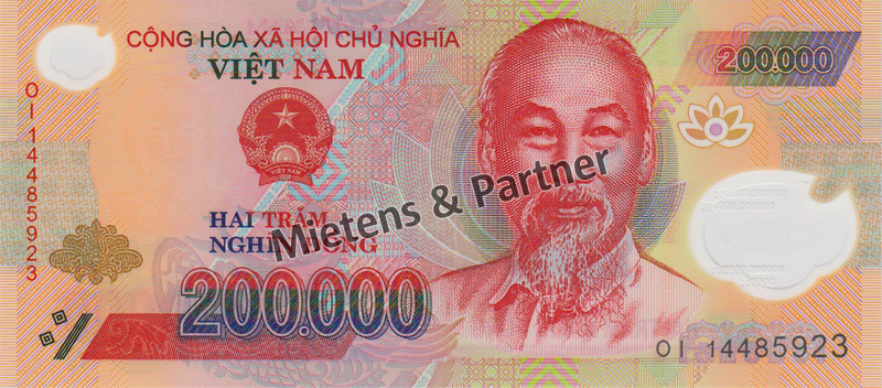 Vietnam (Socialist Republic) 200.000 Dong (40675)