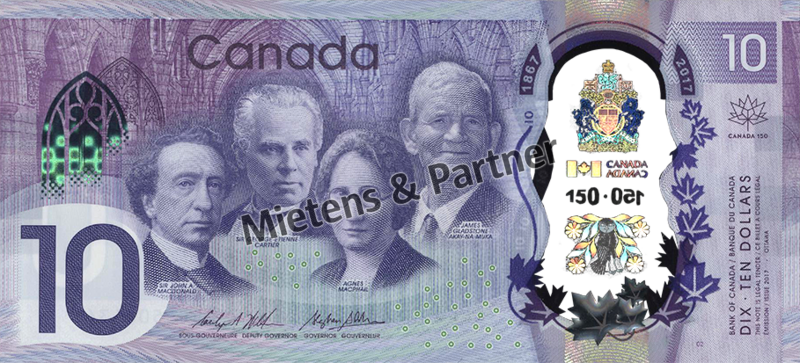 Canada (Parliamentary Monarchy) 10 Dollars (49945)