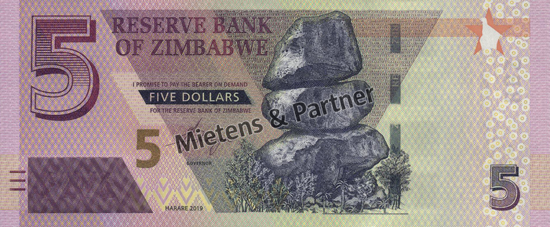 Zimbabwe (Republic) 5 Dollars (62171)