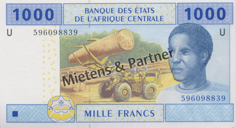 Cameroon (Republic) 1.000 Francs (41904)