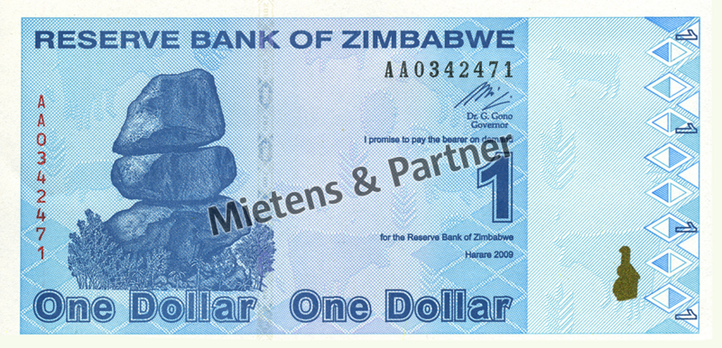 Zimbabwe (Republic) 1 Dollar (03854)