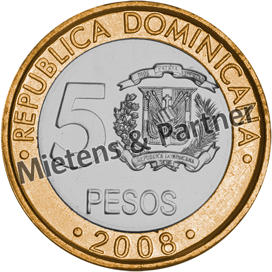 Dominican Republic (Republic) 5 Pesos (11286)
