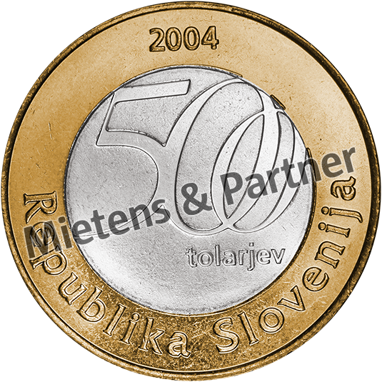 Slovenia (Parliamentary Republic) 500 Tolarjev (09731)