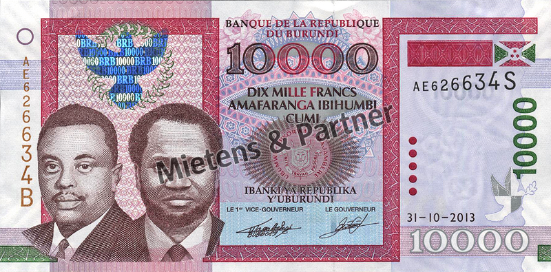 Burundi (Republic) 10.000 Francs (50192)