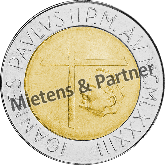 Vatican City State (Absolute Elective Monarchy) 500 Lire (08384)