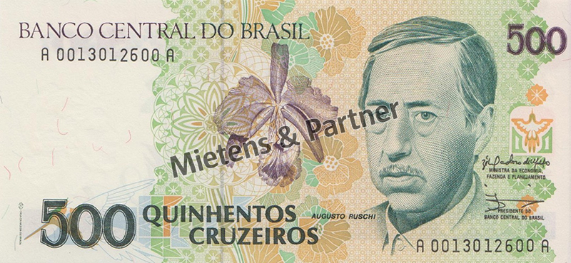 Brazil (Federal Republic) 500 Cruzeiros (35617)