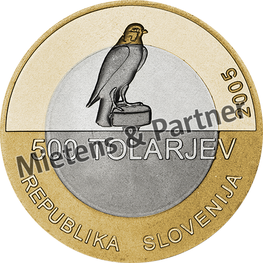 Slovenia (Parliamentary Republic) 500 Tolarjev (09734)
