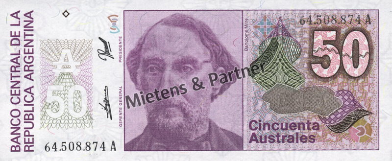 Argentina (Republic) 50 Australes (04832)