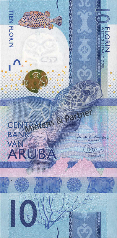 Aruba (Kingdom of the Netherlands) 10 Florin (70943)