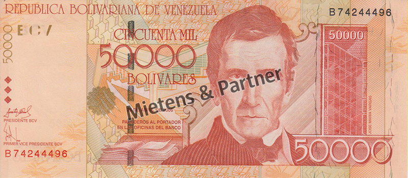 Venezuela (Bolivarian Republic) 50.000 Bolivares (32917)