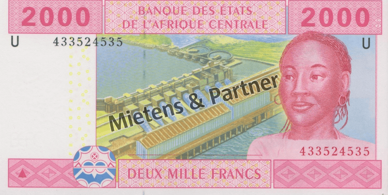 Cameroon (Republic) 2.000 Francs (41901)