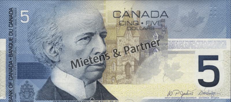 Canada (Parliamentary Monarchy) 5 Dollars (03971)