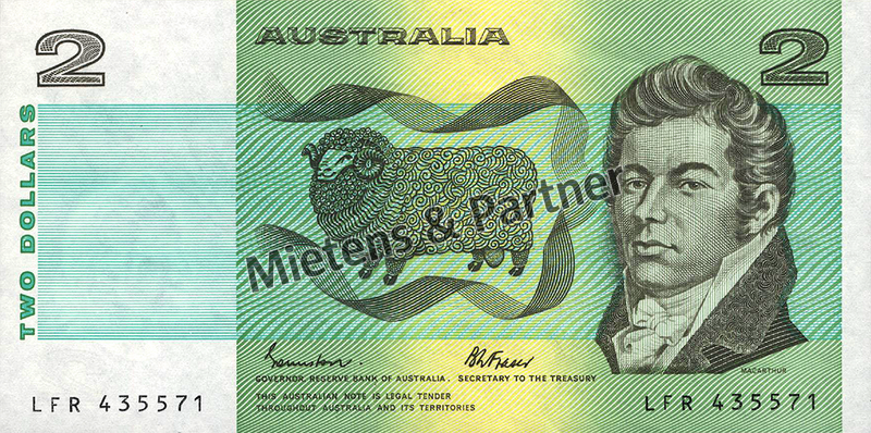 Australia (Parliamentary Monarchy) 2 Dollars (55201)