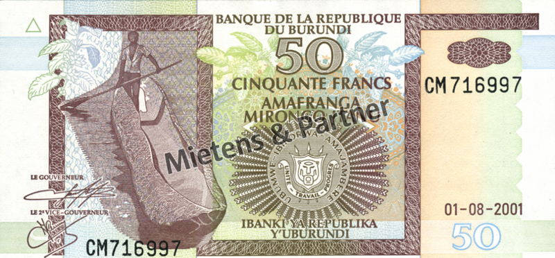 Burundi (Republic) 50 Francs (03540)