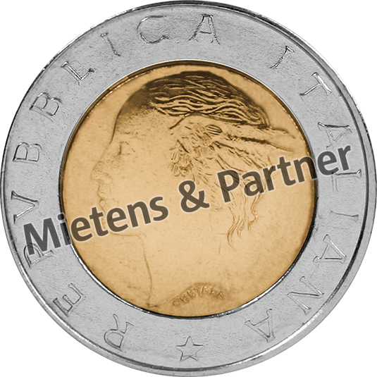 Italy (Parliamentary Republic) 500 Lire (06808)