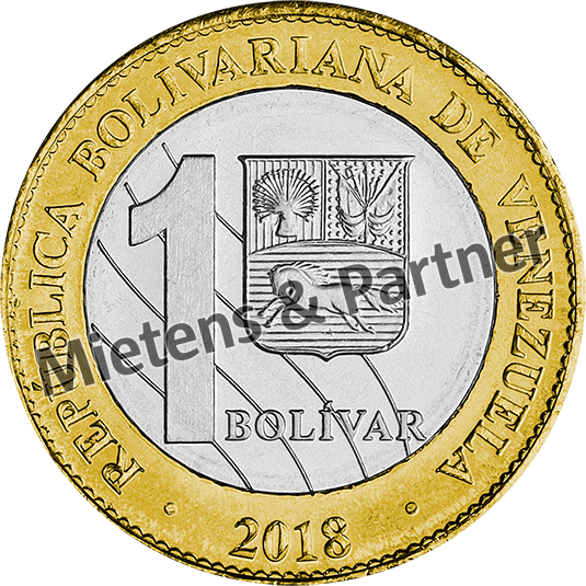 Venezuela (Bolivarian Republic) 1 Bolivar (70728)