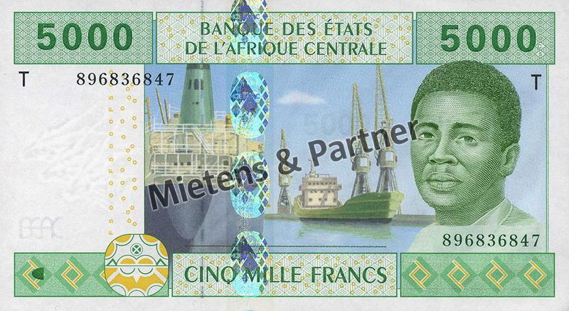Congo (Republic) 5.000 Francs (66255)