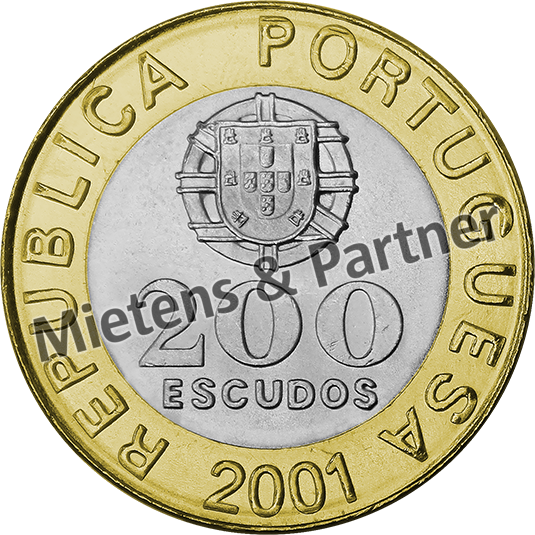 Portugal (Republic) 200 Escudos (07286)
