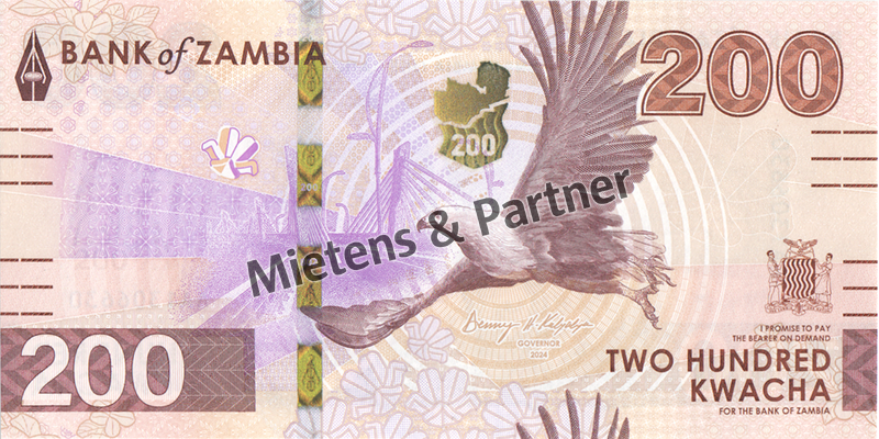 Zambia (Third Republic) 200 Kwacha (72963)