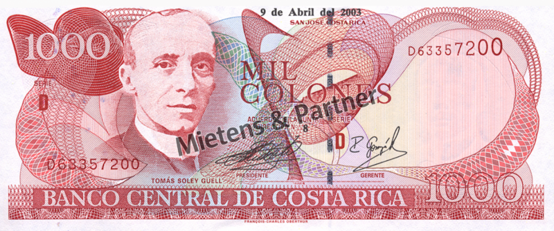 Costa Rica (Republic) 1.000 Colones (04271)
