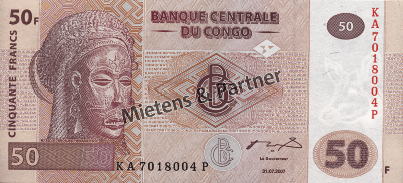 Congo (Democratic Republic) 50 Francs (03443)