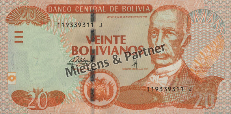 Bolivia (Republic) 20 Bolivianos (53170)