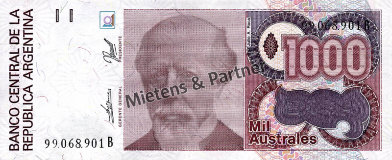 Argentina (Republic) 1.000 Australes (04851)