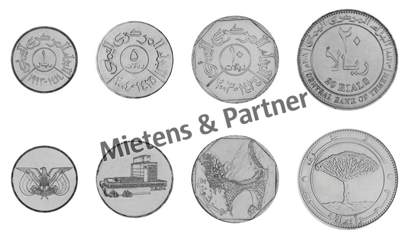 Yemen (Republic) 1, 5, 10, 20 Rials (12108)