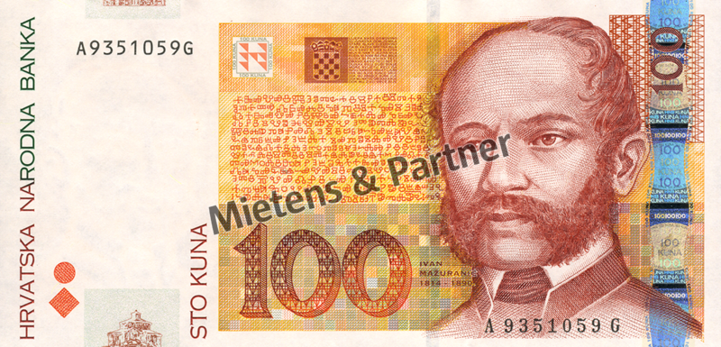 Croatia (Parliamentary Republic) 100 Kuna (03061)
