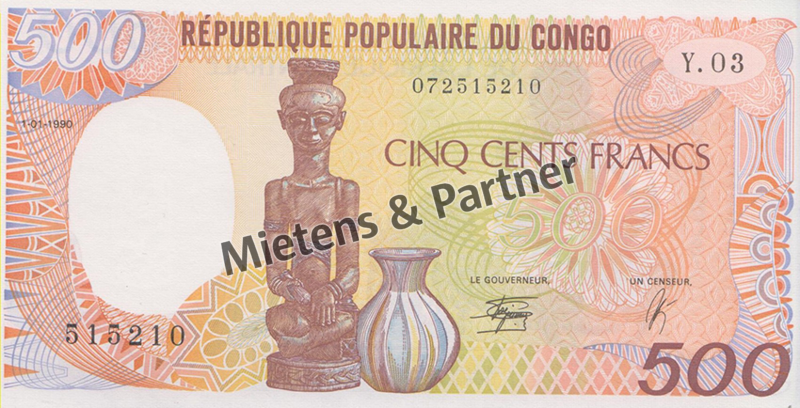 Congo (Republic) 500 Francs (40821)