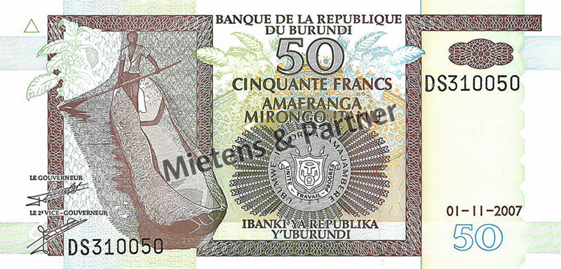 Burundi (Republic) 50 Francs (03521)