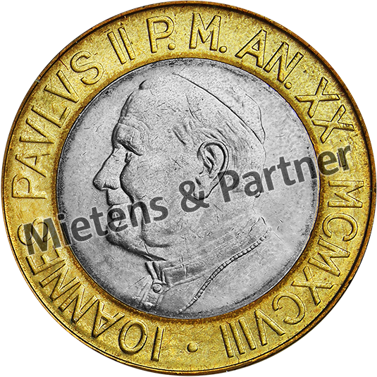 Vatican City State (Absolute Elective Monarchy) 1.000 Lire (08227)