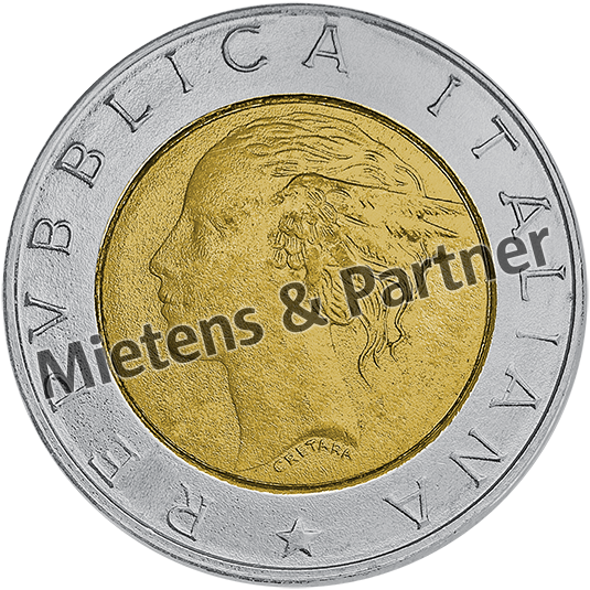 Italy (Parliamentary Republic) 500 Lire (06886)